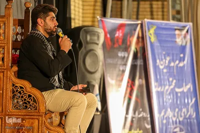 مراسم عزاداری هیئت بسیج رسانه فارس