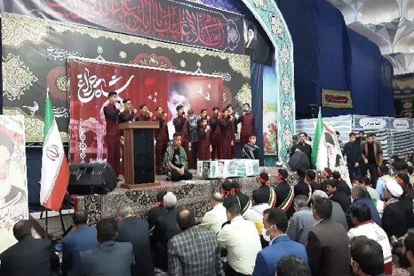 مراسم تشییع پیکر شهید دانش‌آموز حادثه تروریستی شیراز در کرمان برگزار شد