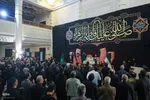 آیین وداع با پیکرهای مطهر چهار شهید گمنام دوران دفاع مقدس در حرم مطهر شاهچراغ(ع)‎