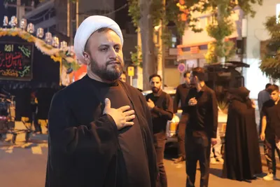 دسته عزاداری بانوان ملایری در شام غریبان قائدشهید امت