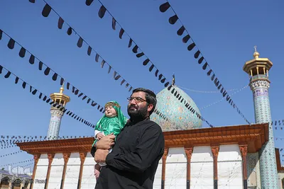 همایش شیرخوارگان حسینی در حرم مطهر شاهچراغ(ع)‎‎