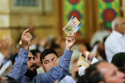 قرائت دعای عرفه در مسجد مقدس جمکران