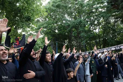 تجمع بزرگ عزاداران حسینی در شهرستان اهر