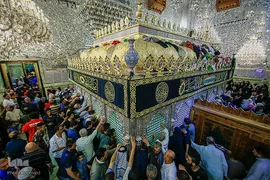 حرم مطهر و نورانی امام موسی کاظم (ع) در شهر کاظمین عراق