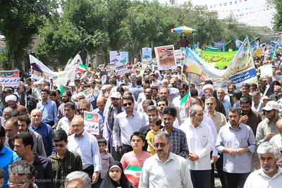 راهپیمایی روز جهانی قدس در یزد