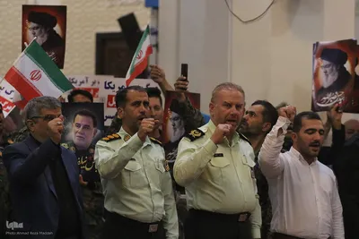 بزرگداشت شهادت سیدحسن نصرالله و عباس نیلفروشان در حرم شاهچراغ