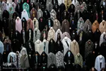 اقامه نماز عید فطر در حرم مطهر رضوی‎
