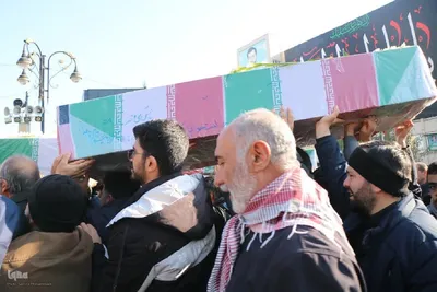 وداع باشکوه مردم ارومیه با پیکر شهدای گمنام دفاع مقدس‎