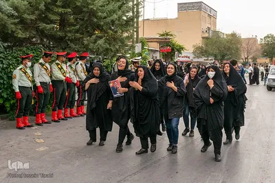 تشییع پیکر شهدای فراجا در شهرکرد