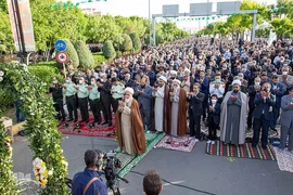 اقامه نماز عید سعید فطر در قزوین‎‎