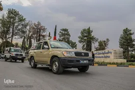استقبال از پیکر ۳ شهید تازه تفحص شده دفاع مقدس در شیراز‎‎
