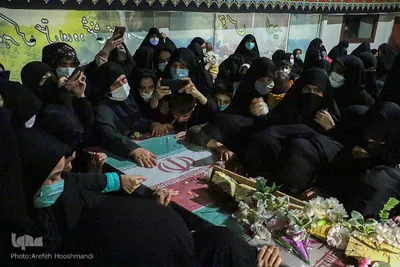 شب وداع با پیکر مطهر شهید باب الله داودی‎‎