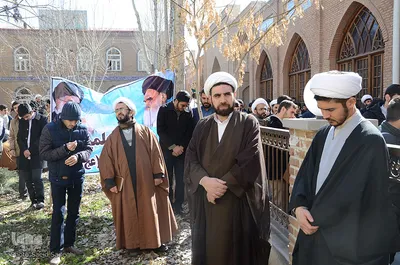 همایش حوزه های علمیه تبریز در حمایت از بیانیه گام دوم انقلاب