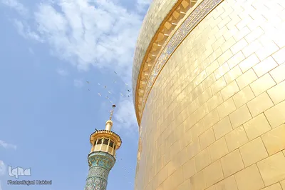 رونمایی و اهتزاز پرچم جدید حرم حضرت معصومه (س)