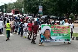 Jerin Gwano A Birnin Abuja Domin Yin Kira Da A Saki Sheikh Ibrahim Zakzaky