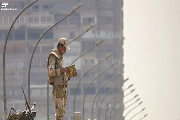صورة لجندي مصري تفوز بالمركز الأول للمسابقة العالمية 