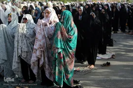 نماز عید سعید فطر در جوار حرم مطهر حضرت عبدالعظیم حسنی علیه‌السلام