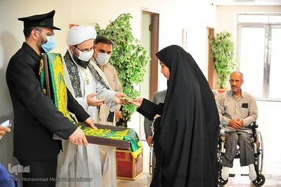 دیدار خدام رضوی با جانبازان 