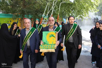 زنگ مهر رضوی در مدارس همدان‎