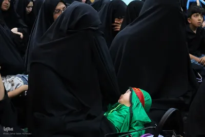 مراسم شیرخوارگان حسینی در امامزاده سیدمحسن(ع) تیرانچی