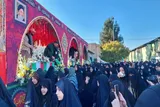 تشییع پیکر ۱۰ شهید گمنام در البرز؛ روایت پیوند نسل‌ها با ایثارگران دفاع مقدس