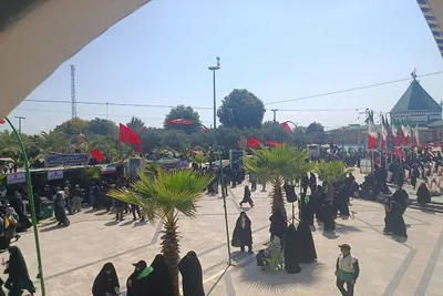 راه پیمایی جاماندگان اربعین حسینی در بابلسر