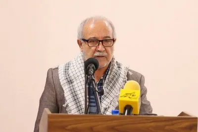 آیت‌الله محمدباقر محمدی لائینی در دیدار اعضای ستاد بزرگداشت هفته دفاع مقدس و جمعی از پیشکسوتان جهاد و مقاومت