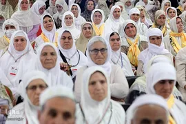 دیدار صمیمی سرپرست حجاج ایرانی با زائران کشورمان در مکه مکرمه