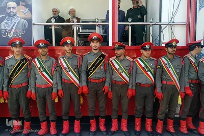 مراسم تشییع پیکر مطهر مدافع امنیت، بسیجی شهید «حسین اجاقی» در تبریز