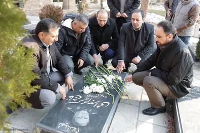 گرامیداشت روز پدر در جوار مزار شهدای ارومیه‎