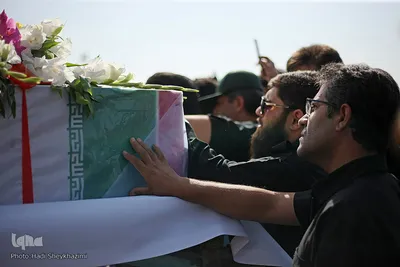 استقبال از ۹ شهید گمنام دفاع مقدس در تبریز