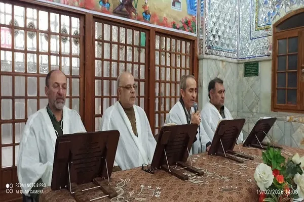 ترتیل خوانی قرآن در آستان مقدس سید حمزه(ع) تبریز