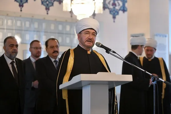 Выступление Муфтия Шейха Равиля Гайнутдина на церемонии открытия выставки «Калям Шариф – великое наследие»