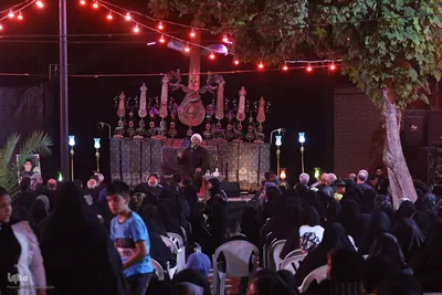 عزاداری شب اربعین در موکب انصارالمهدی(عج) شهرک سعدی شیراز