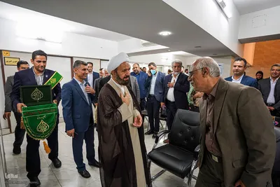 افتتاح بخش دیالیز دارالشفاء حرم مطهر به مناسبت روز بزرگداشت حضرت شاهچراغ(ع)
