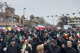 سرمای هوا مانعی برای نمایش اراده مردم قزوین نشد