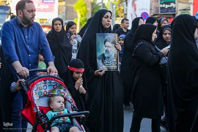 حرکت دسته عزاداری به مناسبت شهادت شهید جمهور و یاران