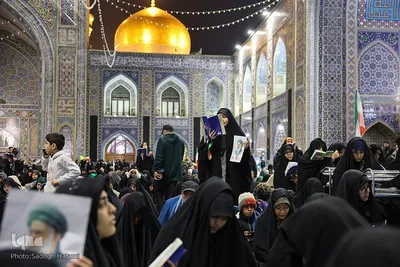 احیای شب نوزدهم رمضان در حرم مطهر رضوی