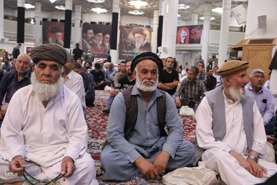 مهاجرین افغانستانی مقیم استان فارس در سوگ رهبر شهید امت