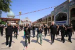 عزاداری هیئت عشایر قشقایی در حرم شاهچراغ(ع)