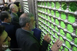  مراسم تجدید میثاق اعضای جهادگران دانشگاهی با آرمان‌های امام خمینی(ره)