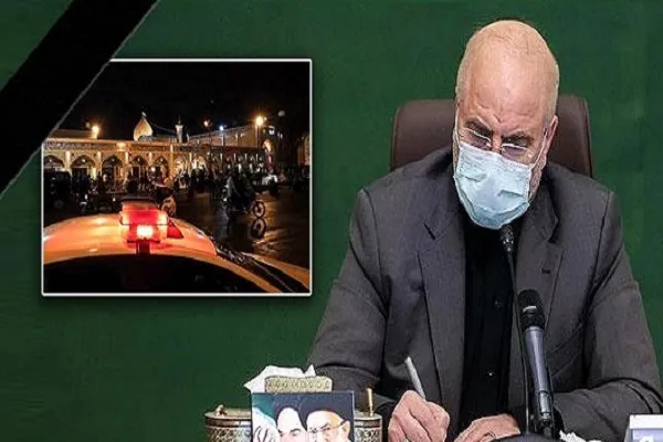 پیام تسلیت رئیس مجلس در پی حادثه تروریستی در حرم شاهچراغ(ع)
