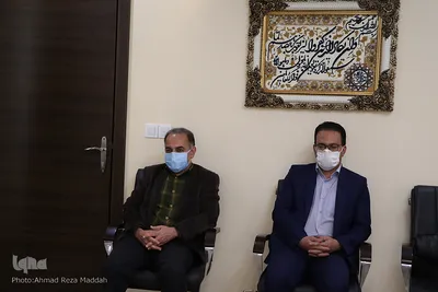 دیدار رئیس جهاد دانشگاهی فارس با تولیت شاهچراغ(ع)‎‎