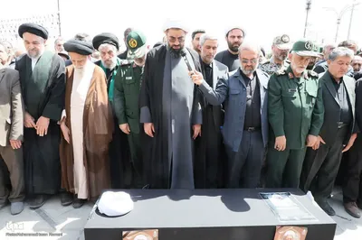 تشییع پیکر آیت‌الله غیاث‌الدین طه محمدی‎