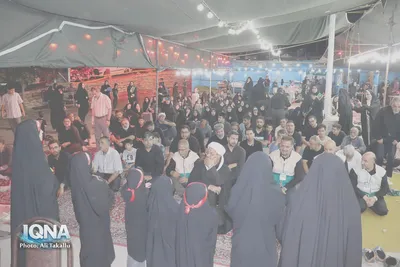 خدمت بی‌منت موکب امام رضا(ع)ملایر به زائران اربعین