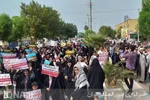 اجتماع بانوان قرآنی بوشهر به حمایت از کودکان غزه‌ای