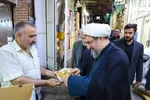 بازدید امام جمعه تبریز از بازار تبریز