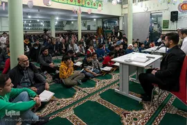 محفل انس با قرآن کریم در مسجد جامع حضرت ابوالفضل علیه السلام کرج