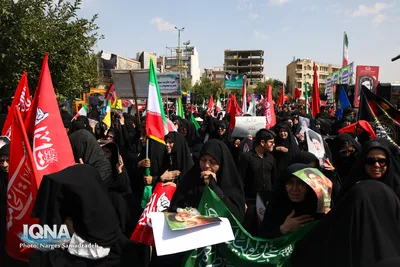قافله عزاداری رحلت پیامبر اکرم(ص) در اصفهان