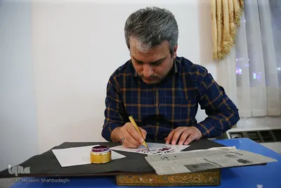 گردهمایی خطاطان برتر کشور در حرم حضرت معصومه(س)